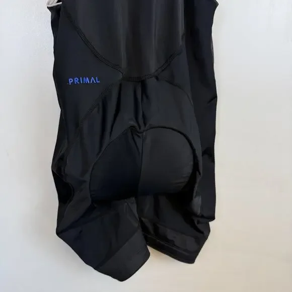 Primal Mens Cycling Bib Padded Shorts Black White - XL - Picture 6 of 9